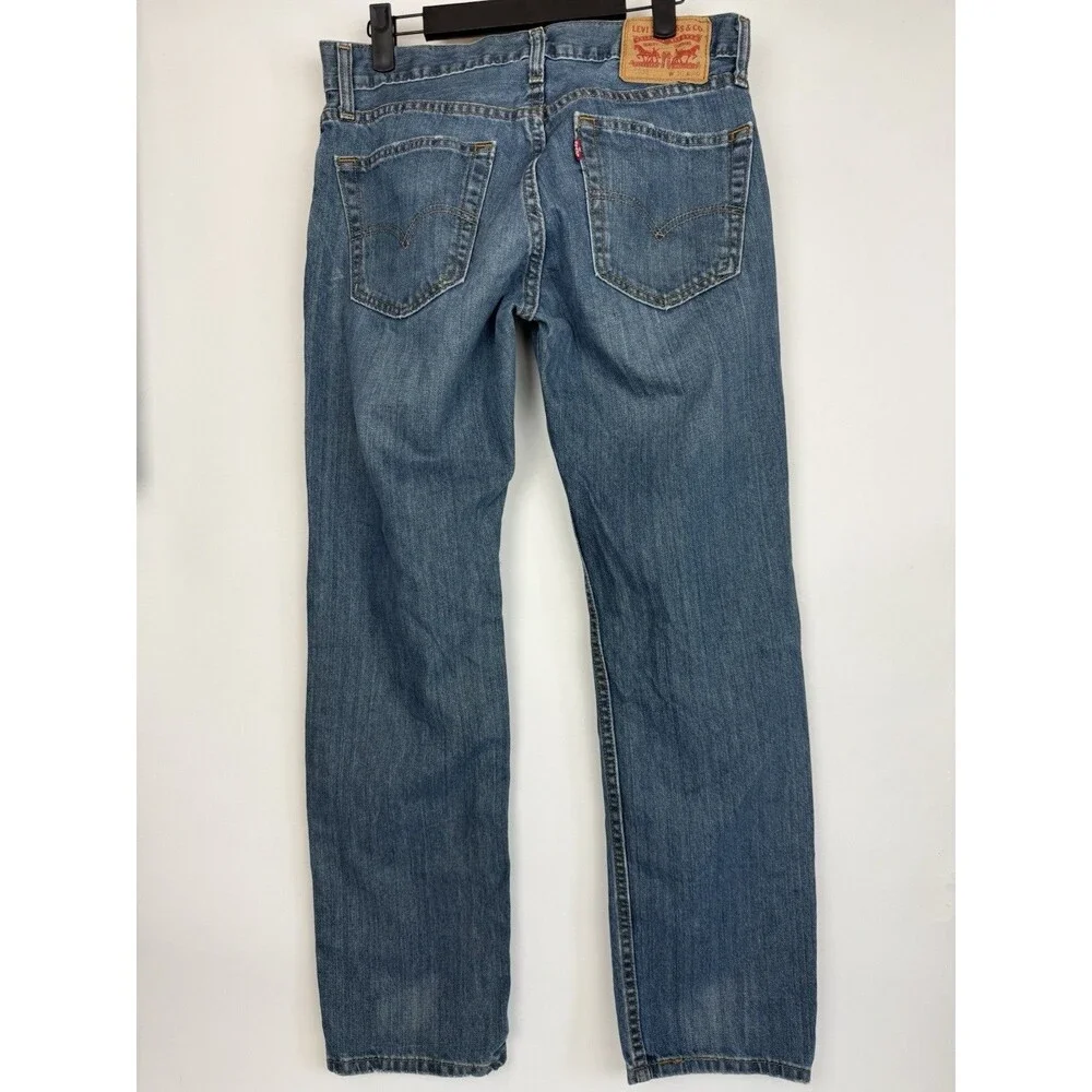 Levi's 559 Relaxed Straight Leg Jeans Men's 30x30 Medium Wash Indigo Denim